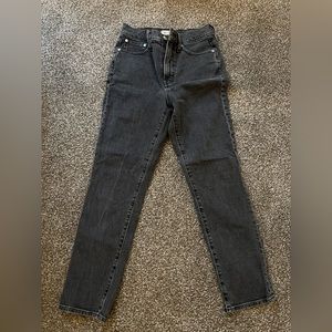 Madewell black perfect vintage jeans